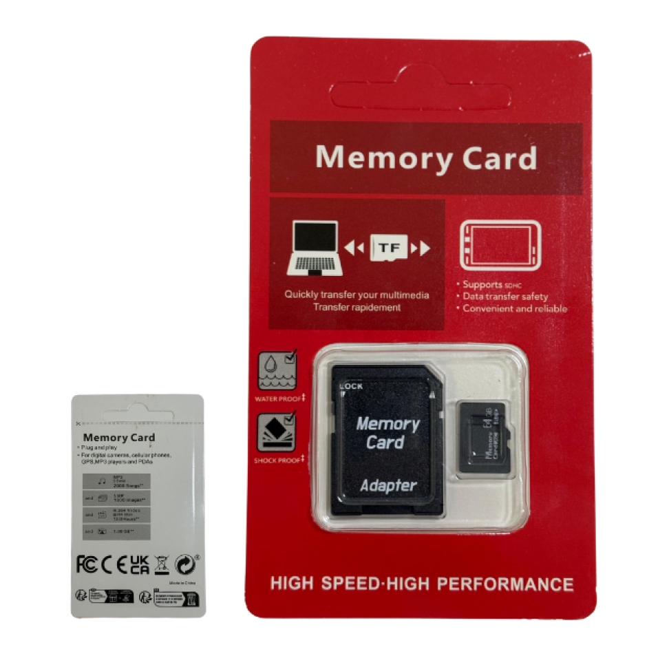 Cartão De Memória 64gb Ultra Velocidade Microsdxc