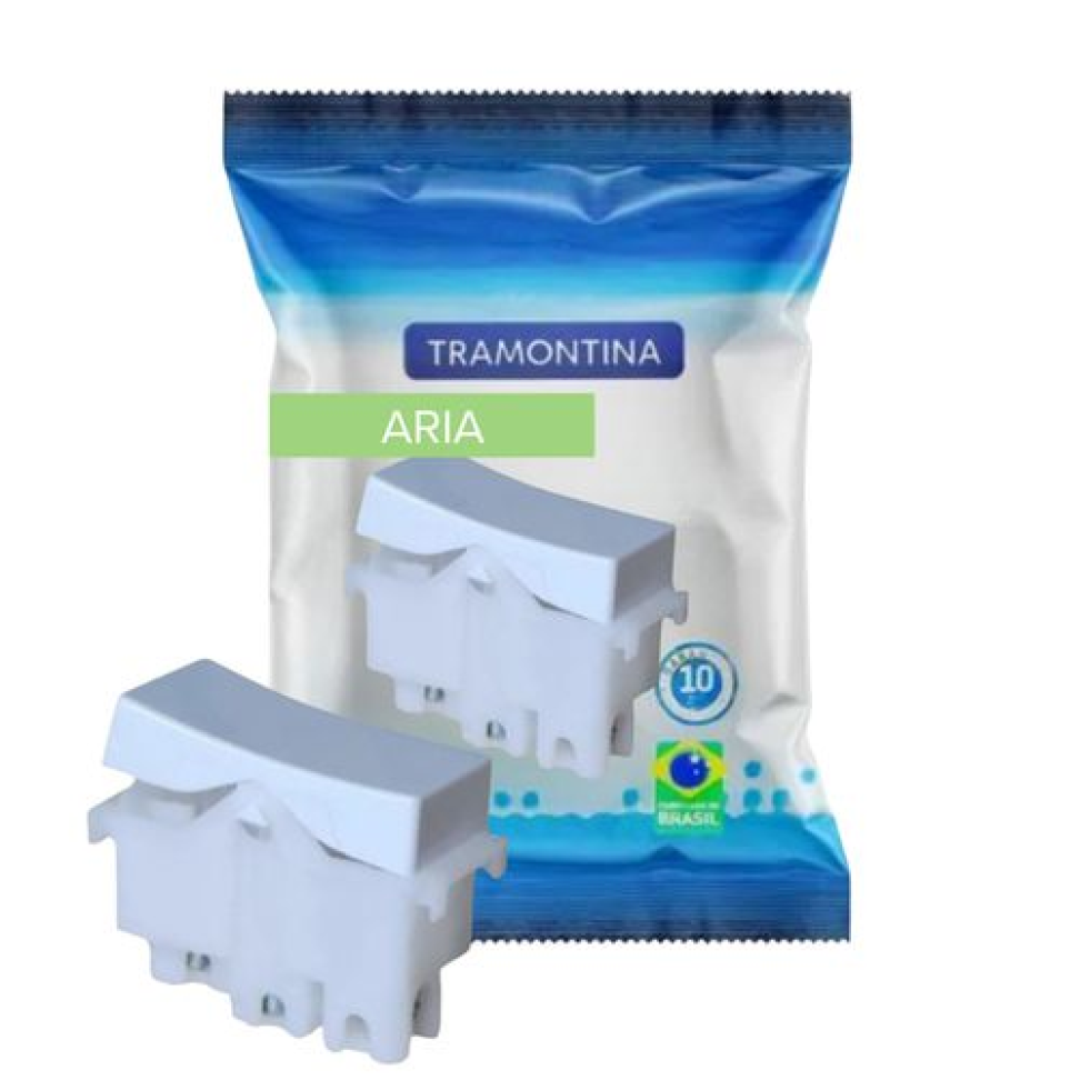 Módulo Interruptor Tramontina Simples 6A 250V Aria