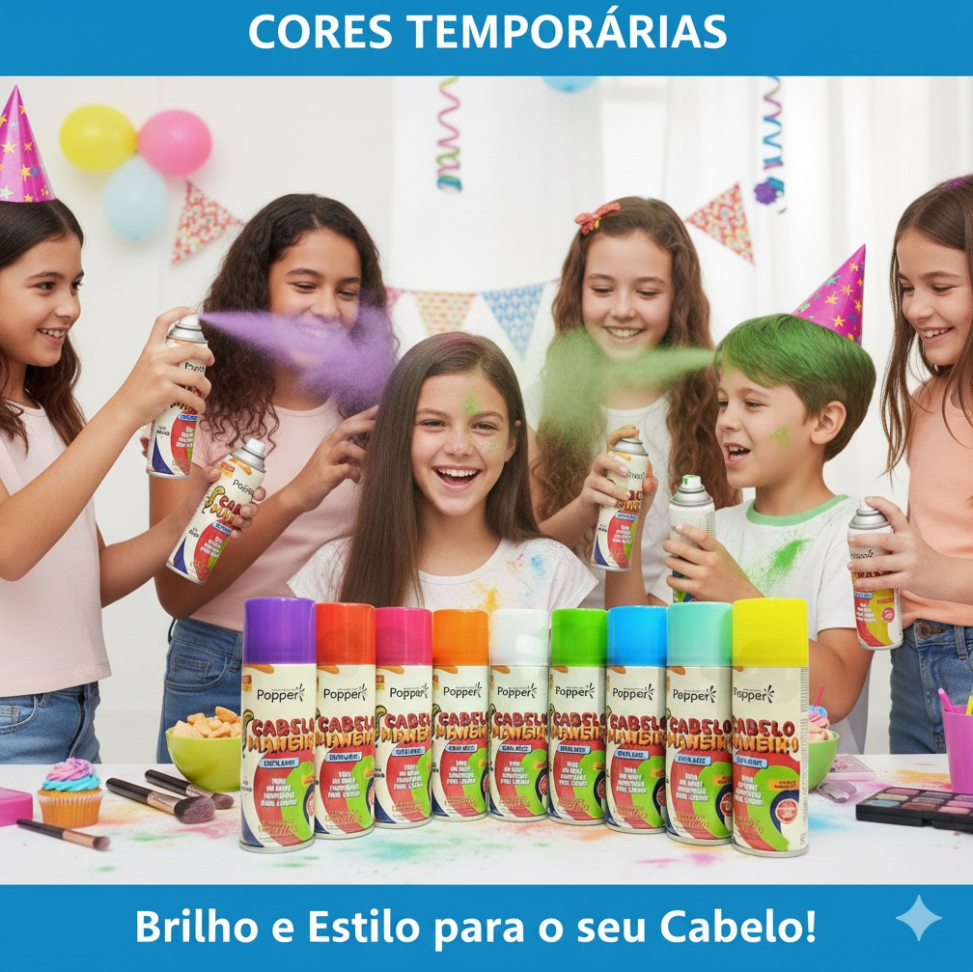 Tinta Spray, Caixa 24 Latas de Cores Cintilantes, Lata 125ml. - #3