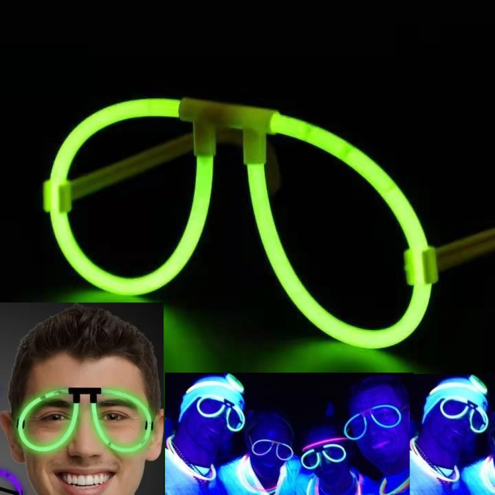 Óculos Neon, Pct/6 unidades, Cores Variadas. - #4