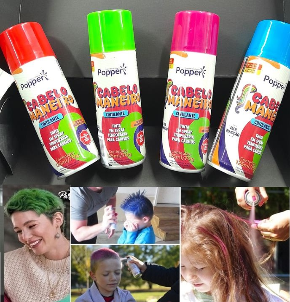 Tinta Spray, Pct/6 Latas de Cores Cintilantes, Lata 125ml. - #4