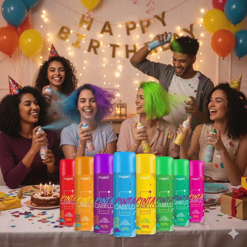 Tinta Spray, Pct/6 Latas de Cores Fluorescentes, Lata 150ml. - #2