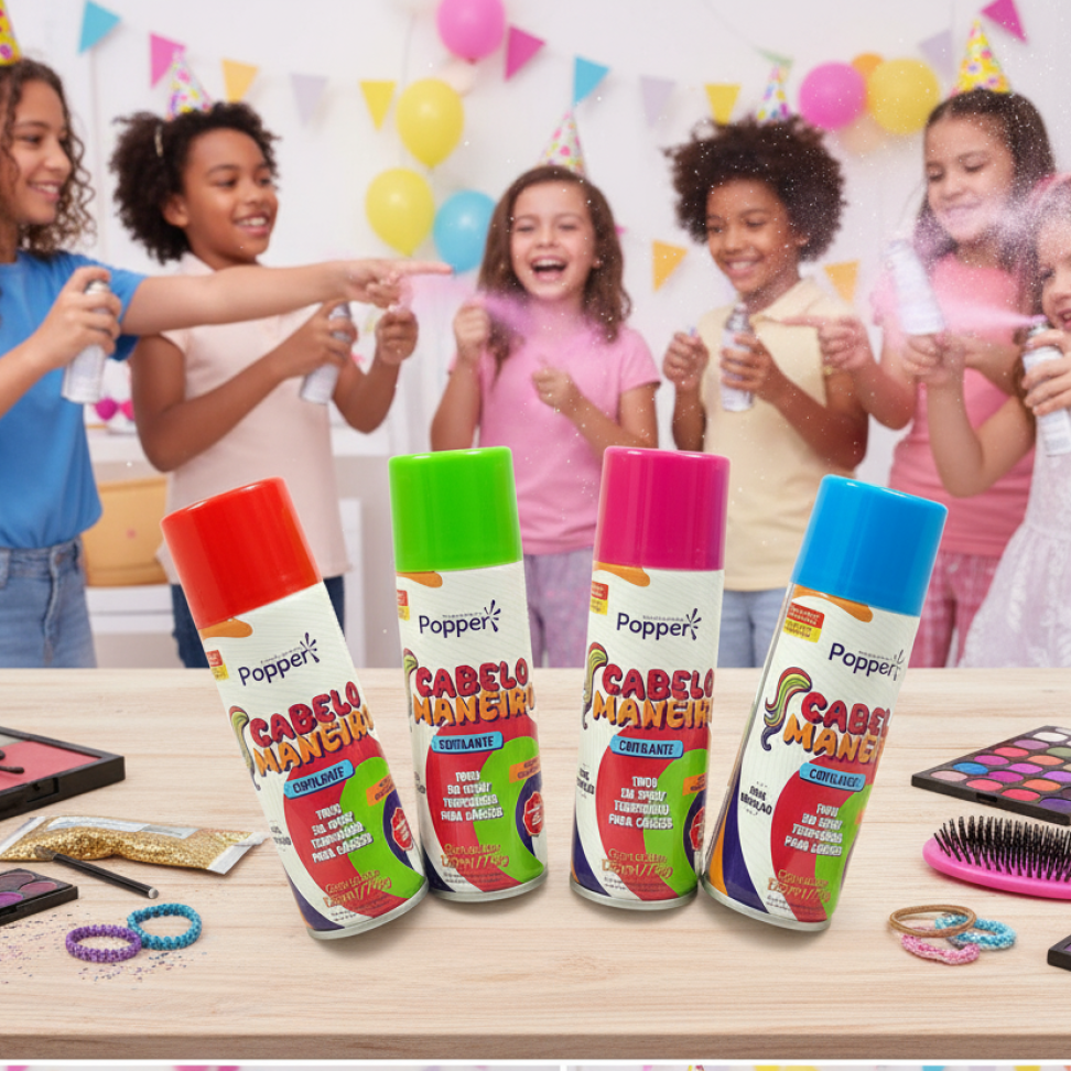 Tinta Spray, Pct/6 Latas de Cores Cintilantes, Lata 125ml. - #3