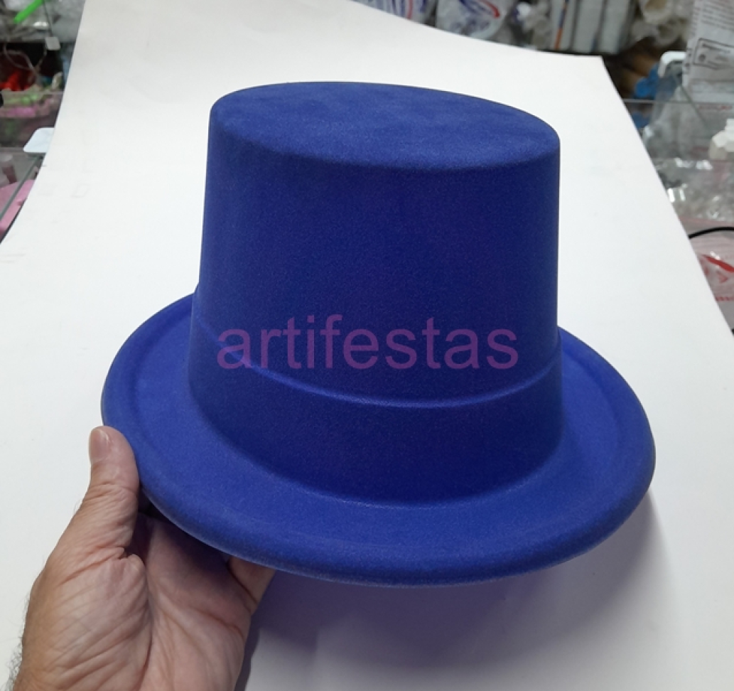 Cartola Plástica, Pct/5 unidades, cor Azul. - #2