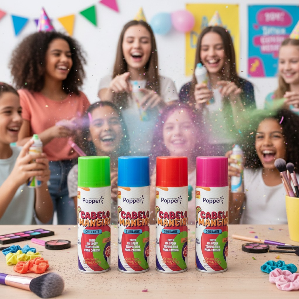 Tinta Spray, Caixa 24 Latas de Cores Cintilantes, Lata 125ml. - #4