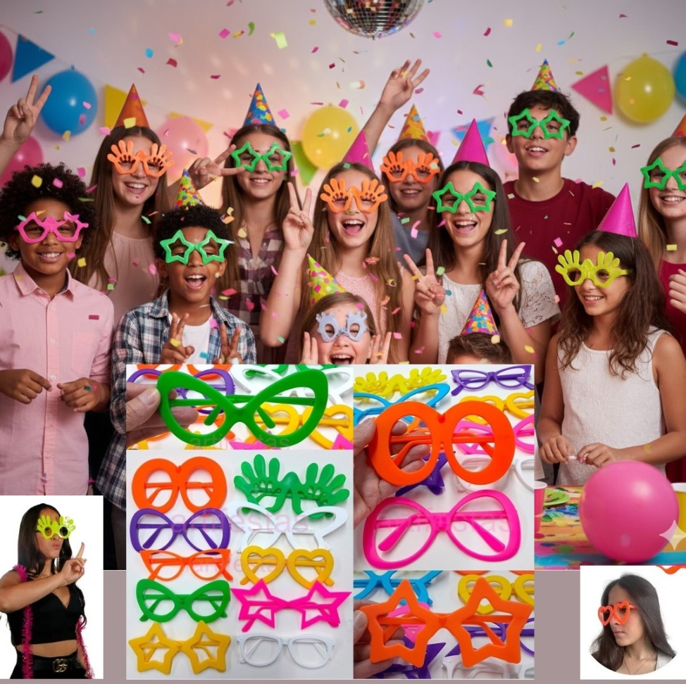 Óculos Colorido, Pct/10 unidades, Cores e Modelos Variados. - #4