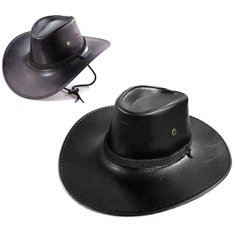 Chapéu Country em Couro Sintético. - #3