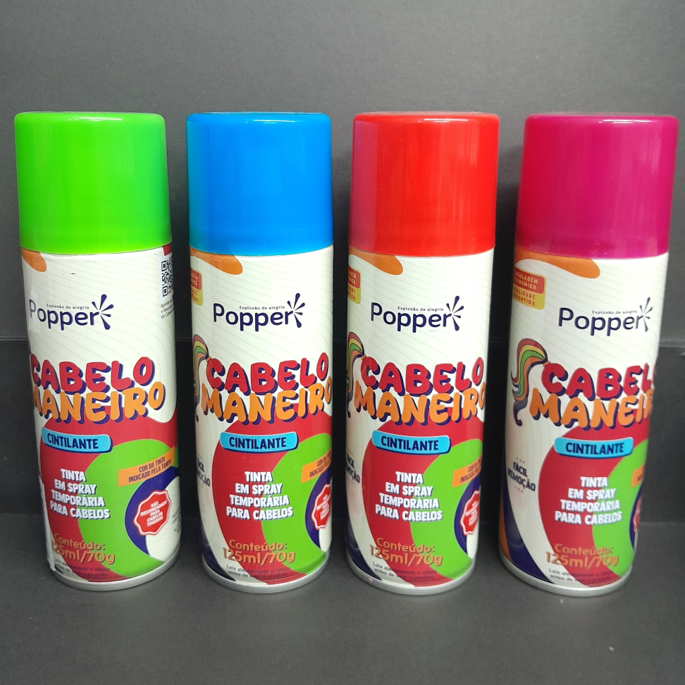 Tinta Spray, Pct/6 Latas de Cores Cintilantes, Lata 125ml. - #2