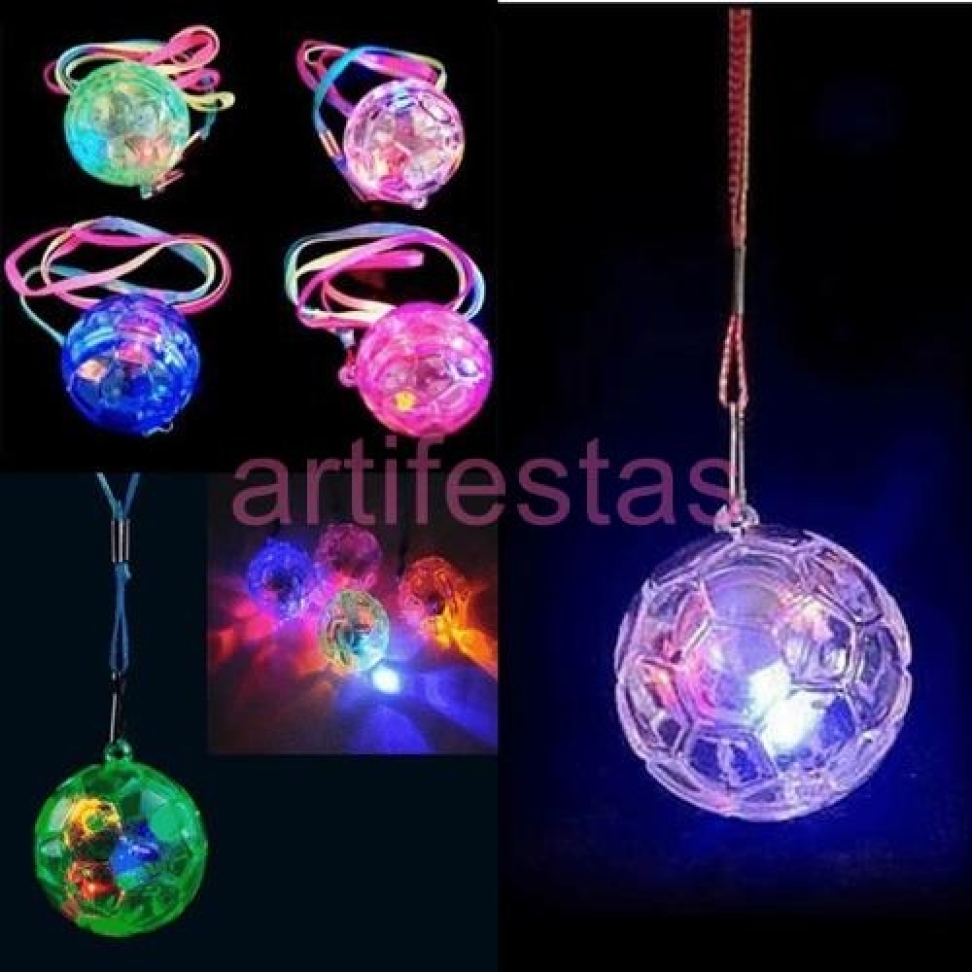 Colar Pisca, Pct/10 unidades, modelo Bola, cores variadas. - #5