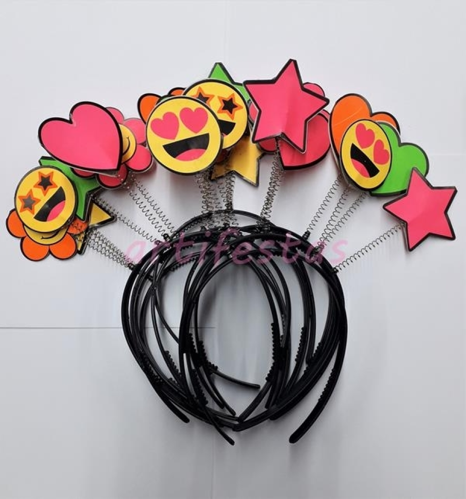 Tiara Party Festa, Pct/10 unidades, Cores Neon que Brilham na Luz Negra. - #2