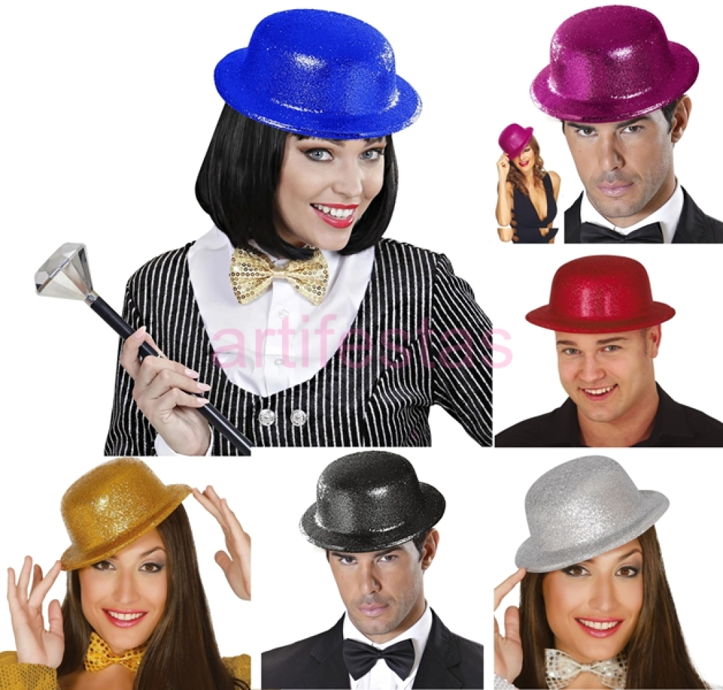 Chapéu Glitter, Pct/10 unidades, Cores Variadas. - #2