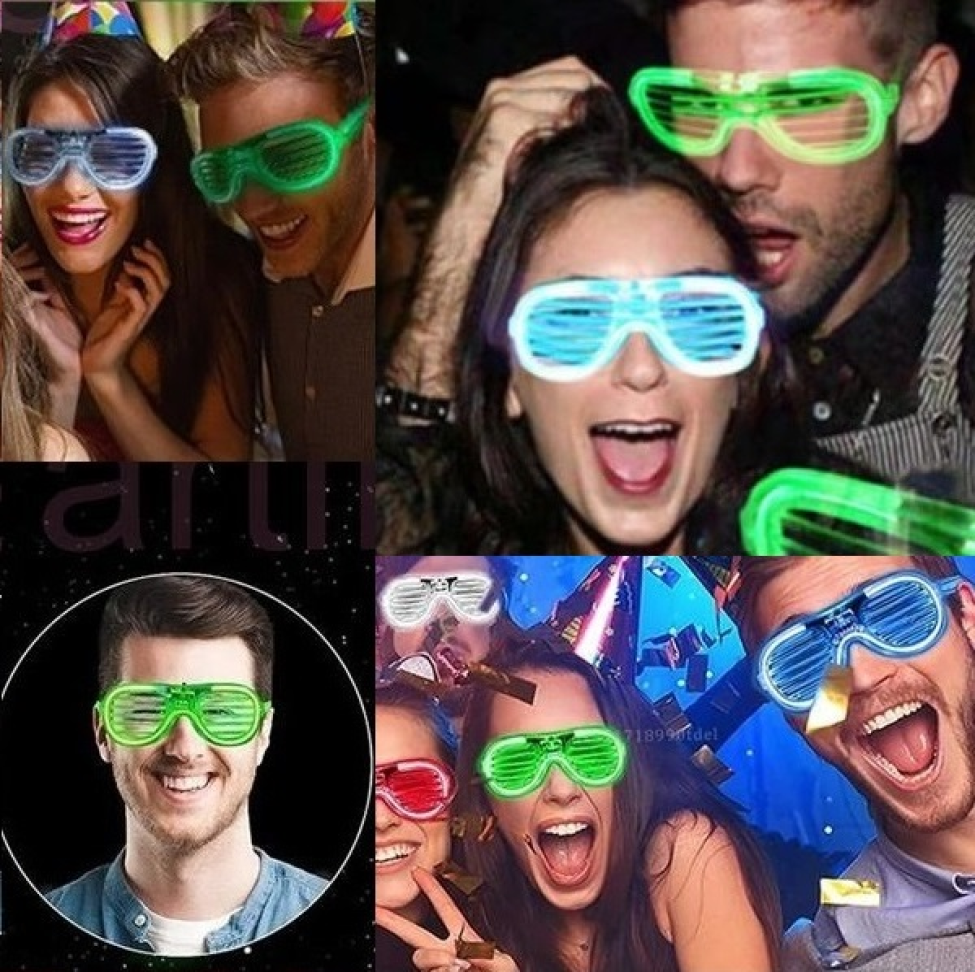 Óculos Led, Pct/6 unidades, Cores Variadas. - #2