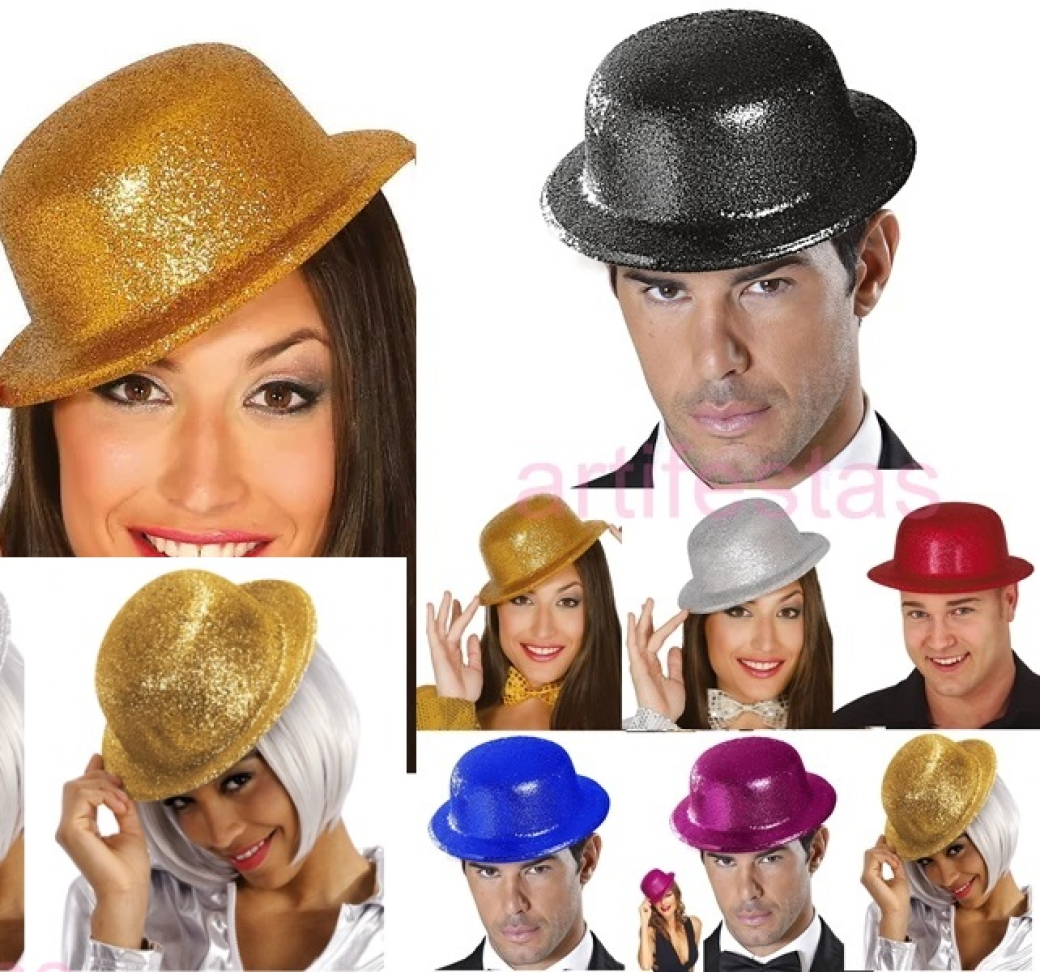 Chapéu Glitter, Pct/10 unidades, Cores Variadas. - #3