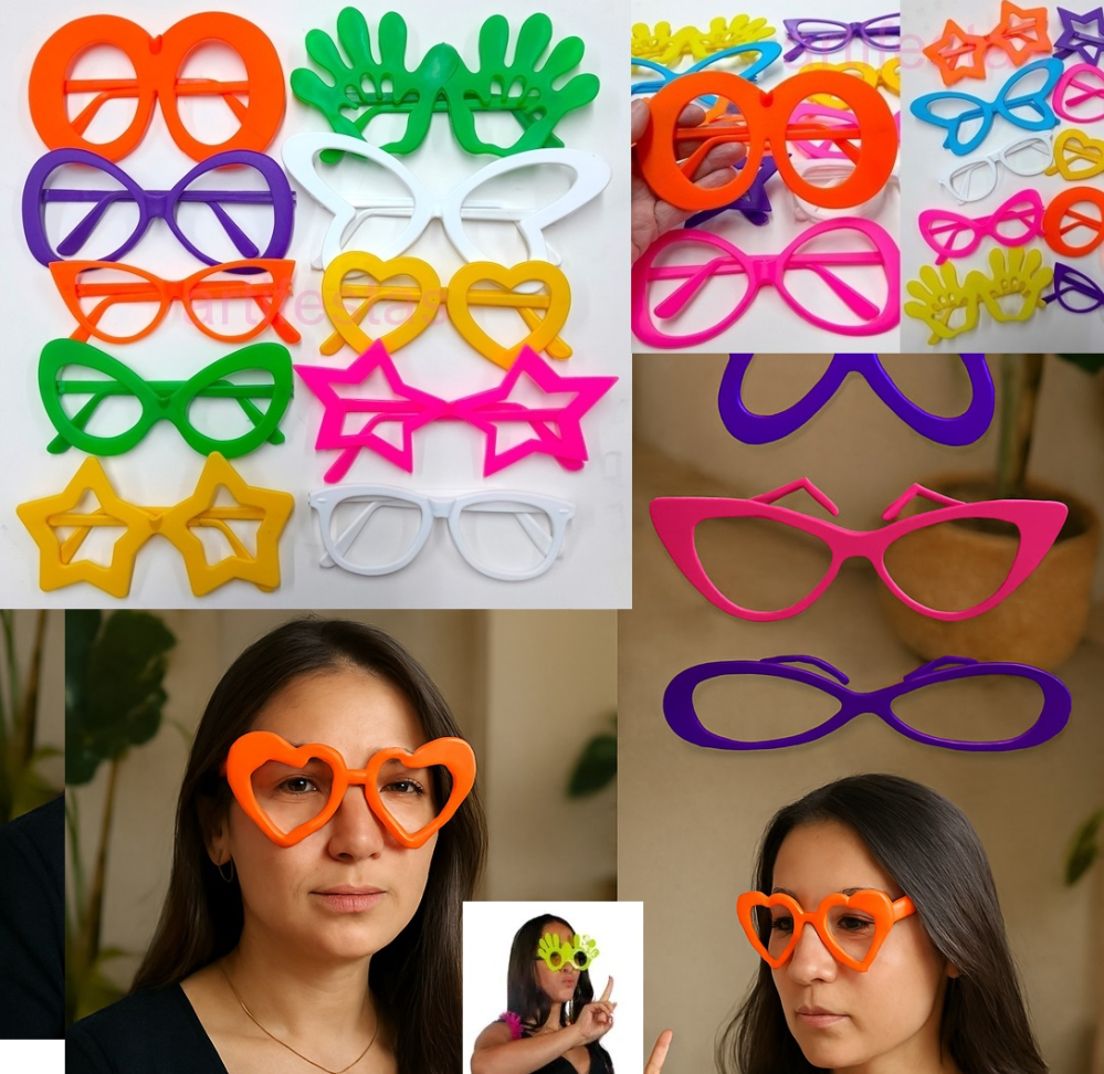 Óculos Colorido, Pct/10 unidades, Cores e Modelos Variados. - #3