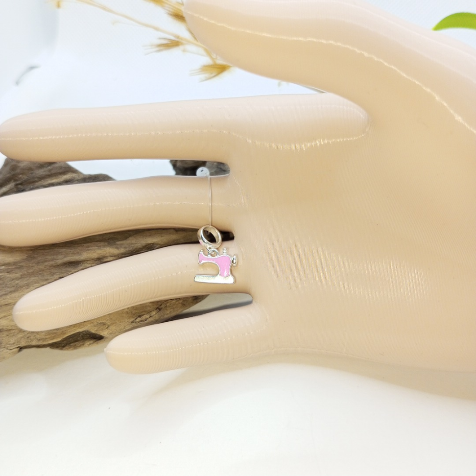 Berloque máquina de costura rosa - #4