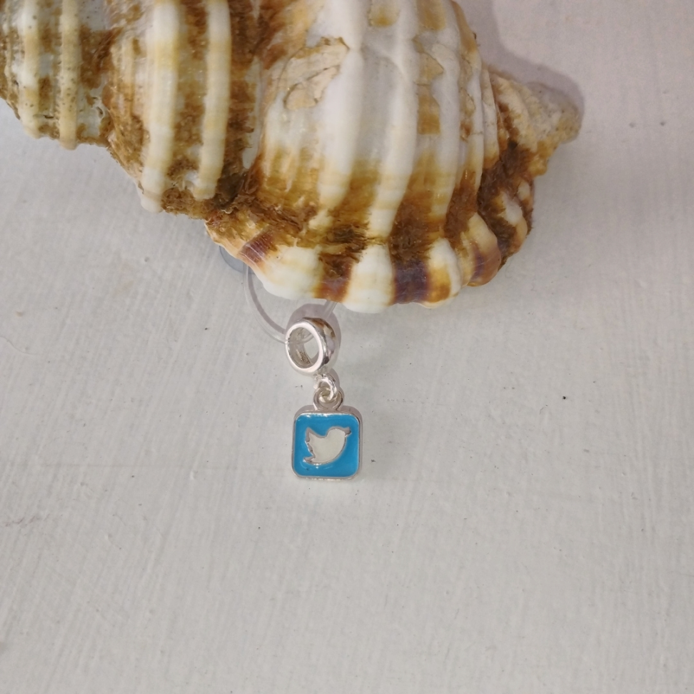 Berloque Twitter azul - #2