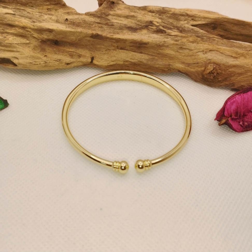 Pulseira aro fechado com detalhes no meio - #2