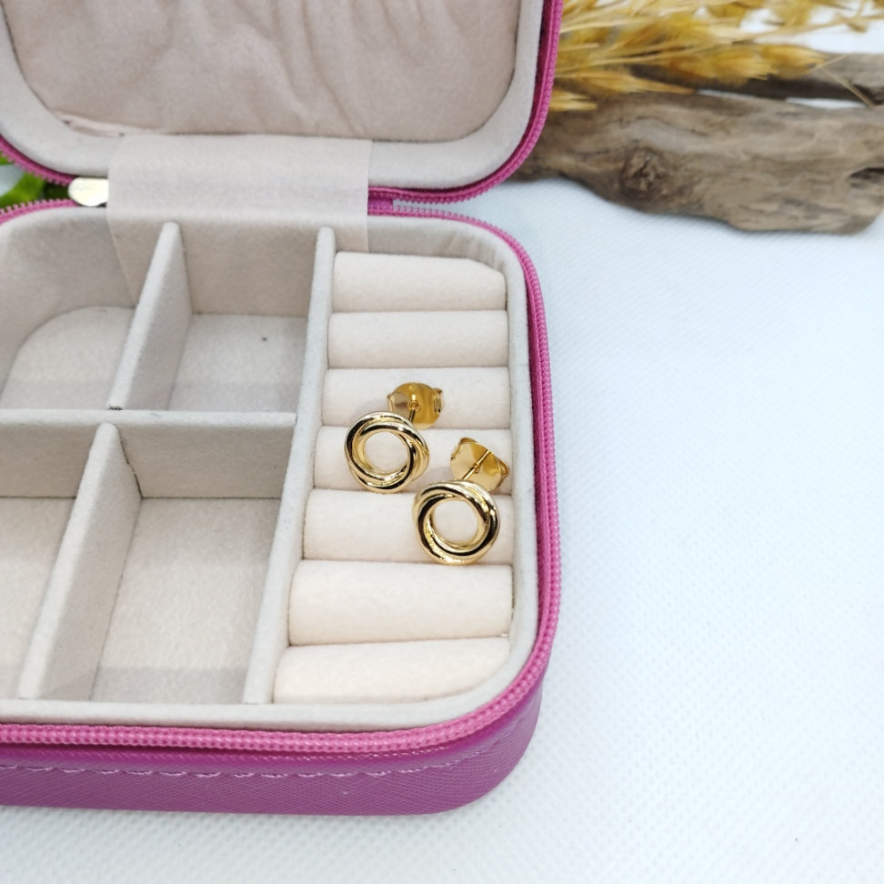 Brincos aros entrelaçados - #3