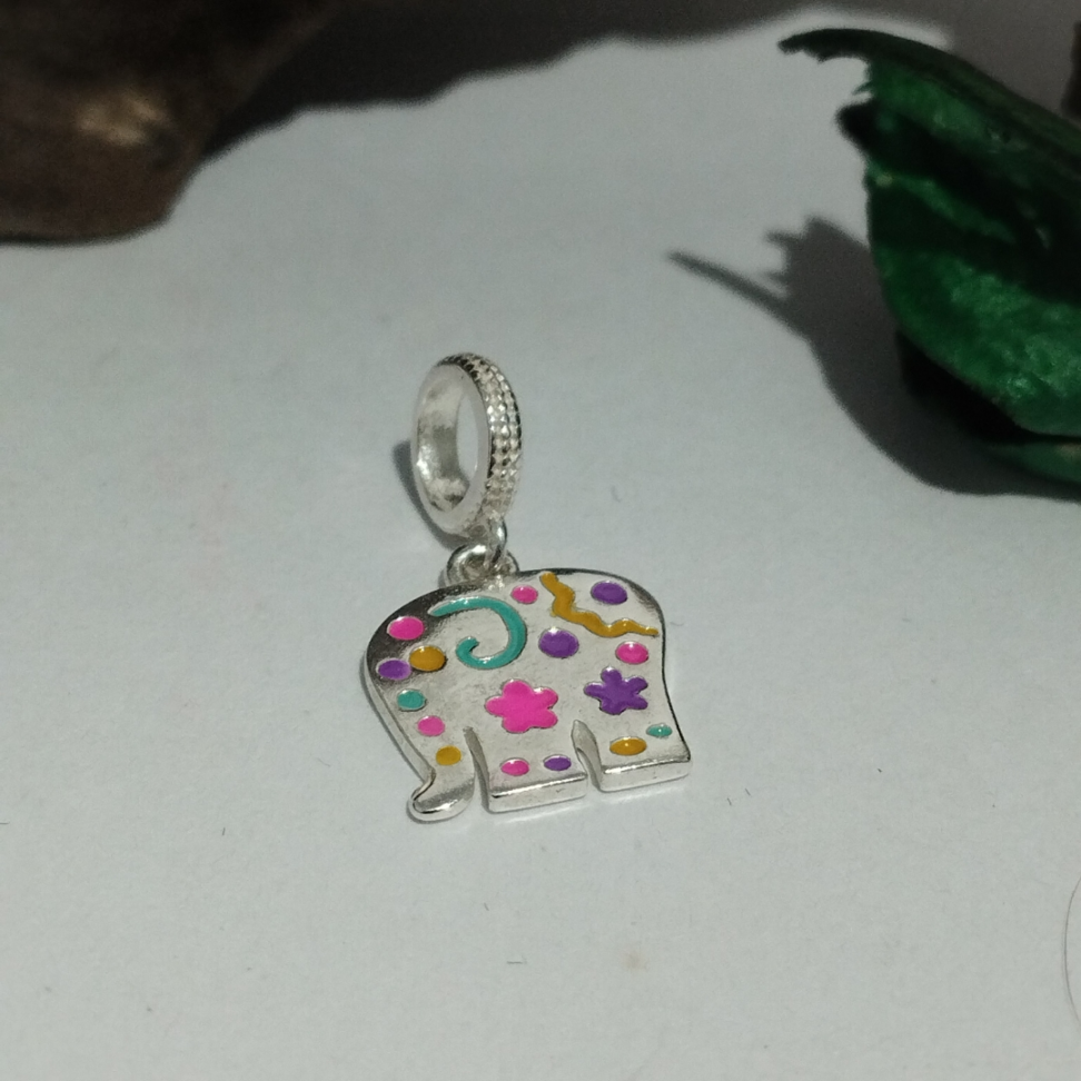 Berloque elefante colorido - #2