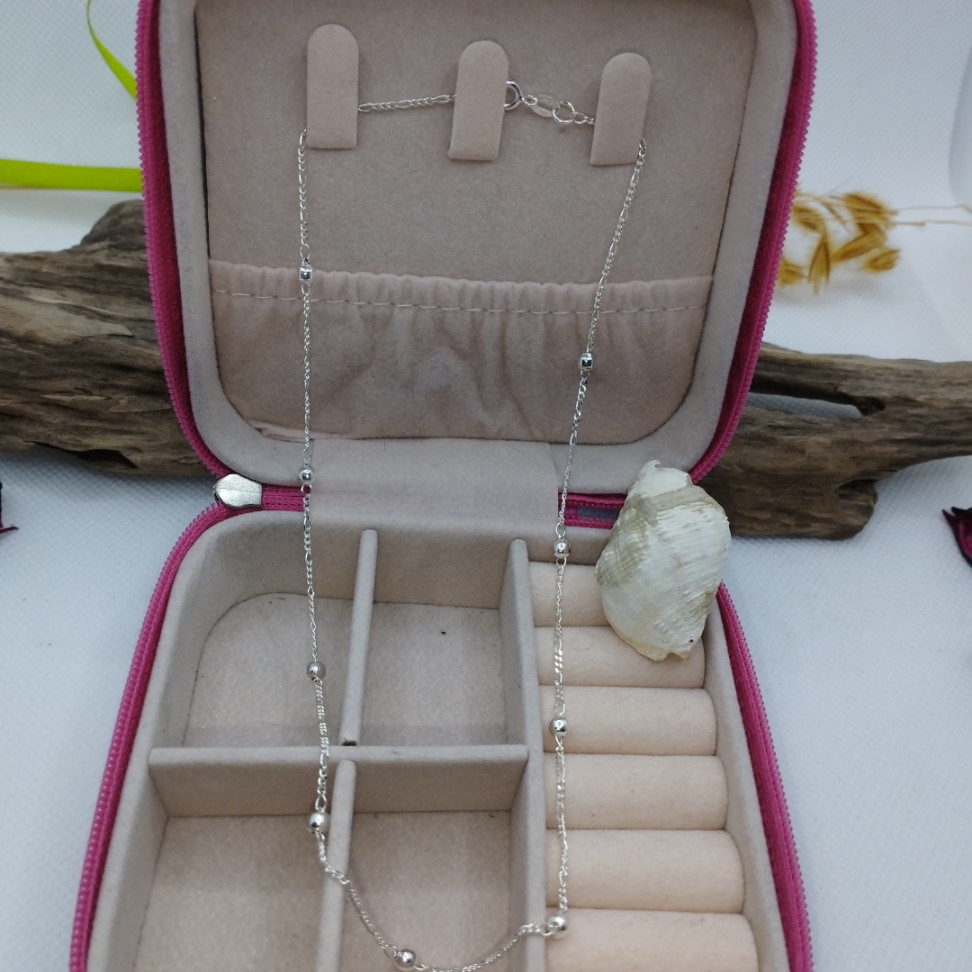 Choker bola e corrente 3x1 prata 925 - #3