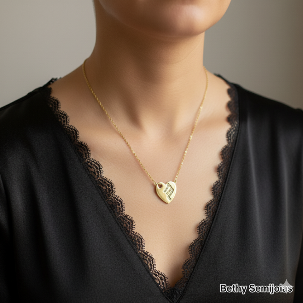 Colar coração signo - escorpião - #2