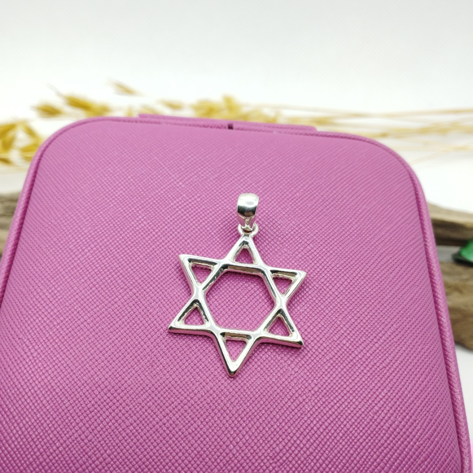 Pingente estrela de Davi 3 cm por 3 cm - #4