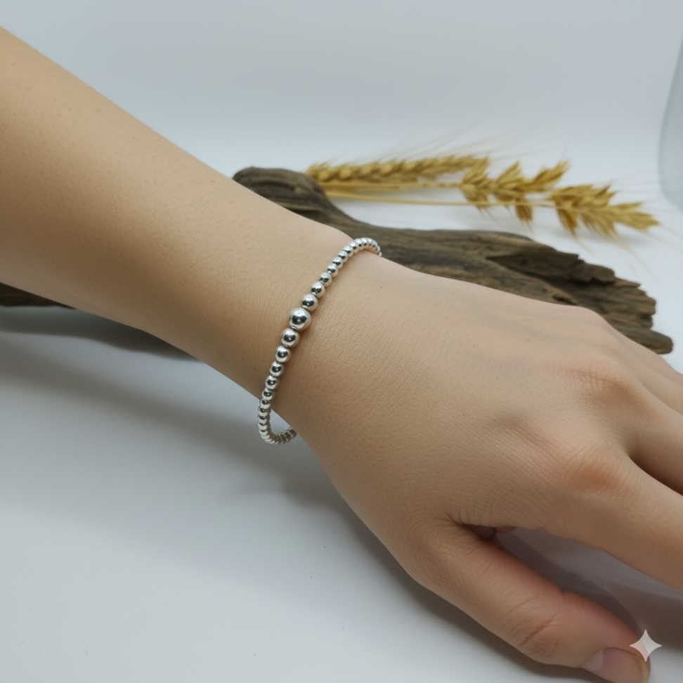 Bracelete esferas decrescentes - #2