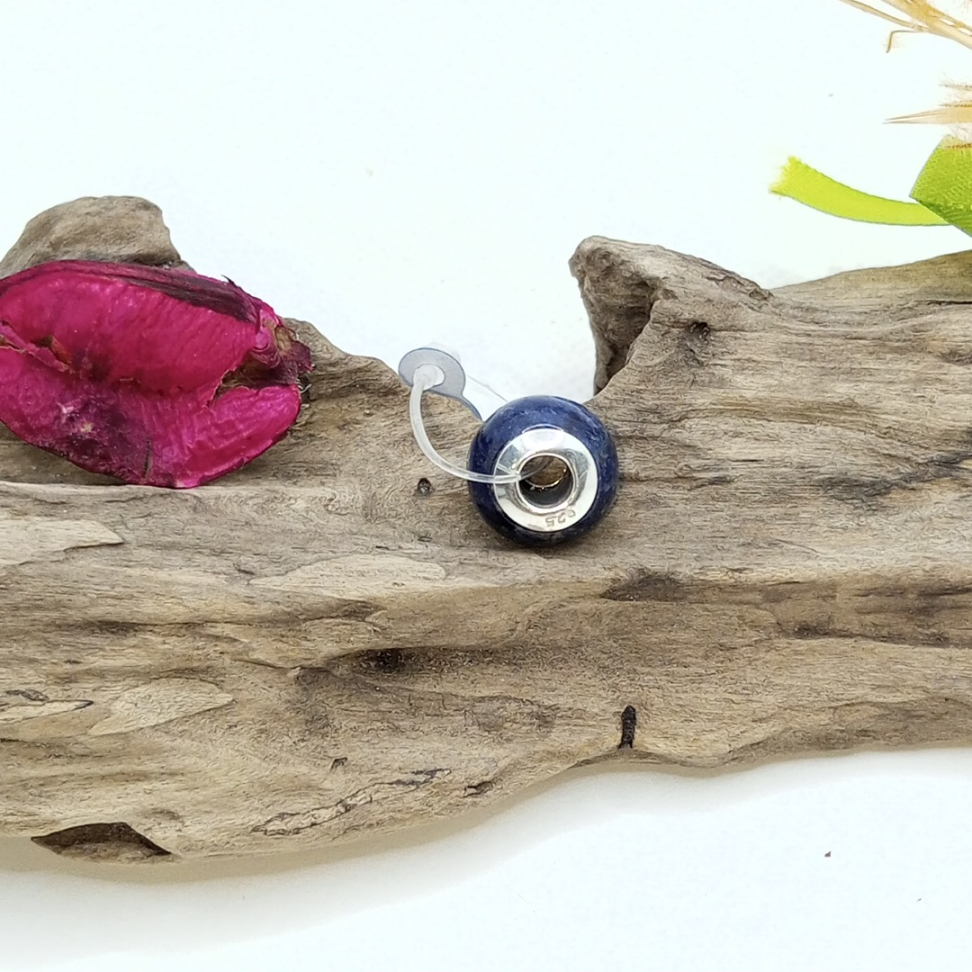 berloque entremeio murano azul - #2