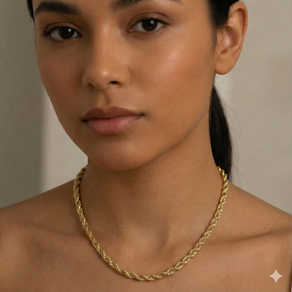 Colar cordão baiano 50 cm 4mm - #2