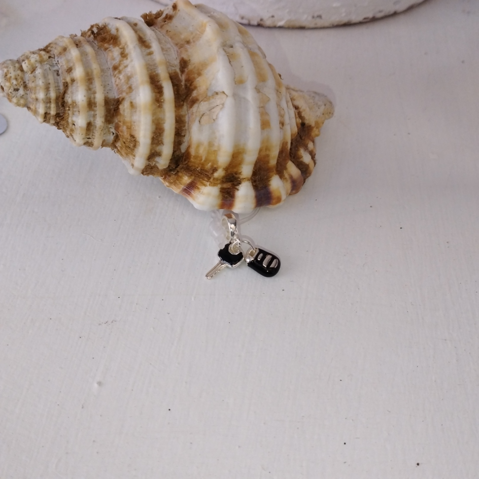 Berloque chave e controle preto - #2