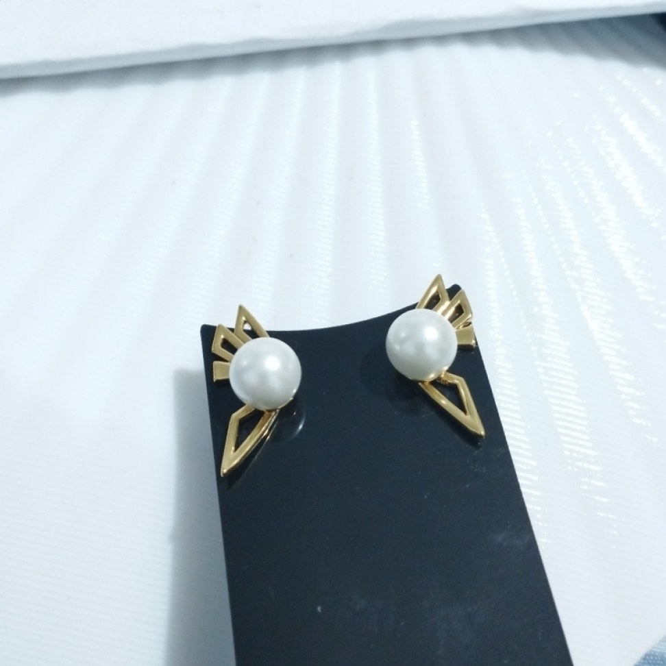 Brincs asa vazado pérola - #2