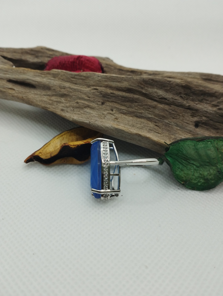 Anel Gota Fusion lilás ródio - #3