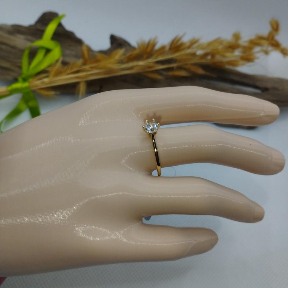 Anel solitario Elegancia - #2