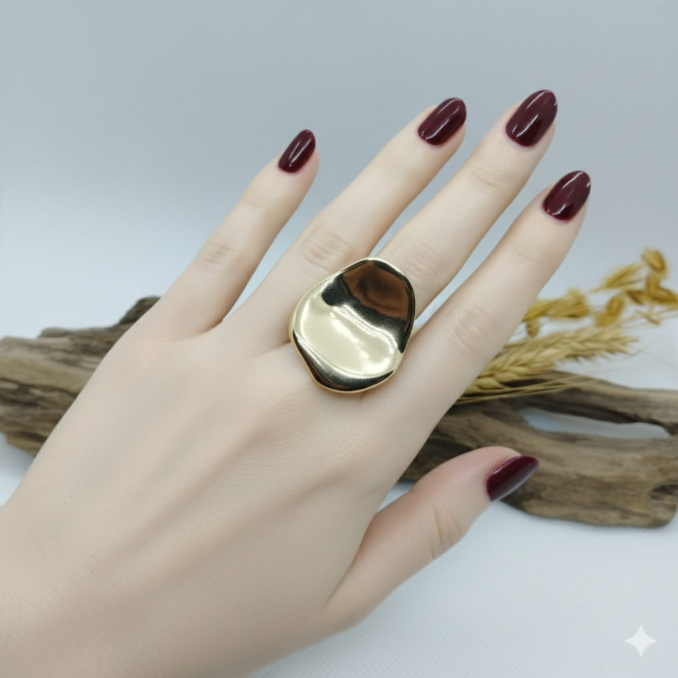 Anel abauloado organico regulável - #2