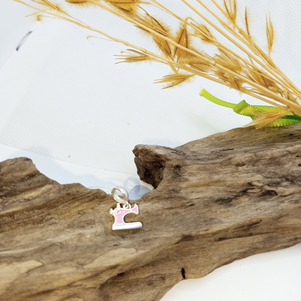 Berloque máquina de costura rosa - #3