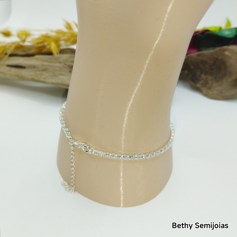 Pulseira Riviera de zircônias - #4