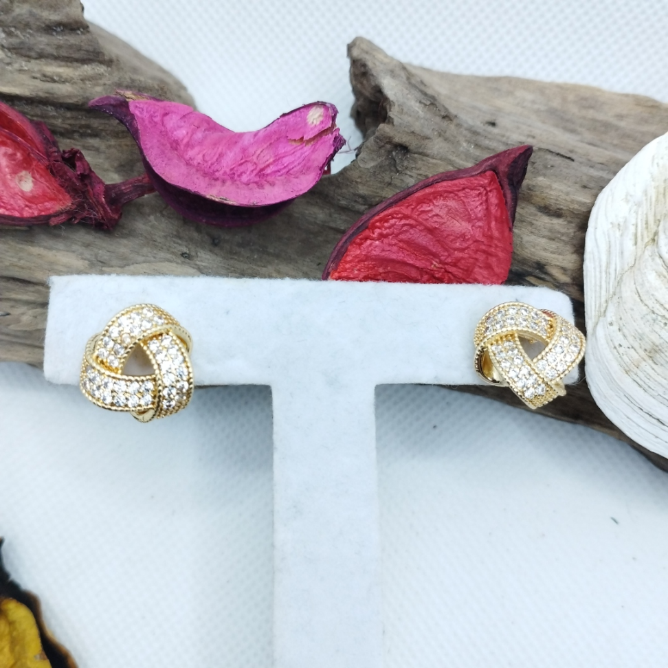 Brincos Cesta Cravejados - #3