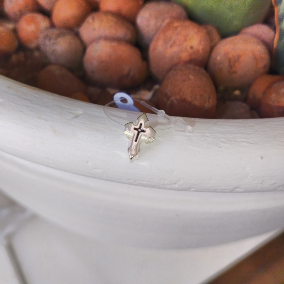 Berloque entremeio cruz - #4