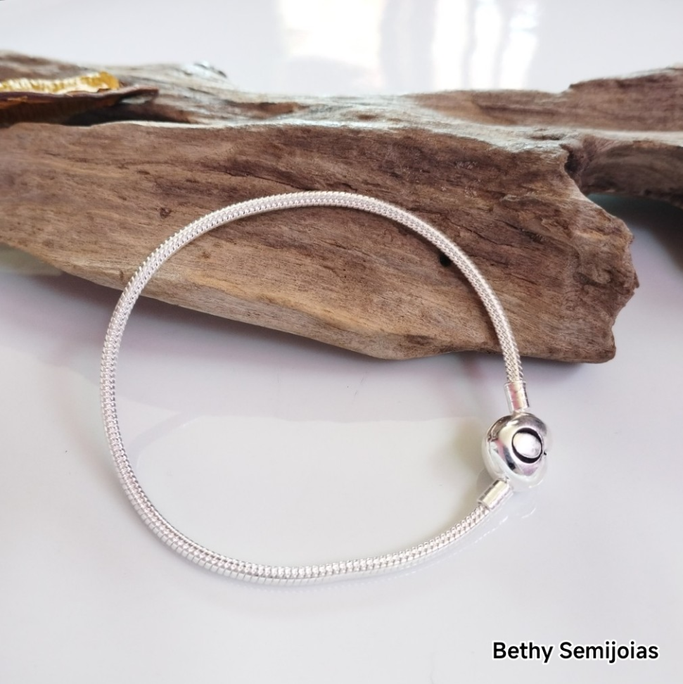 Pulseira berloque coração Prata 925 - #2