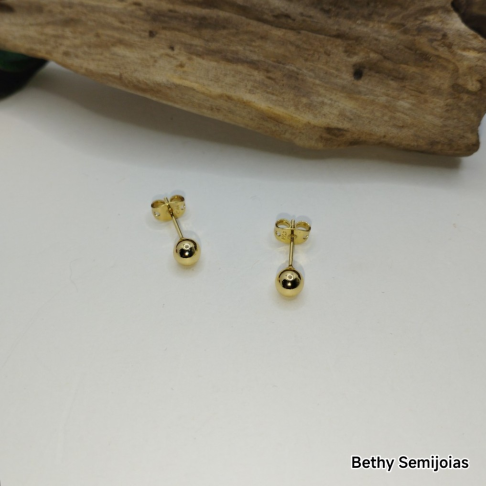 Brinco bolinha 5 mm - #3
