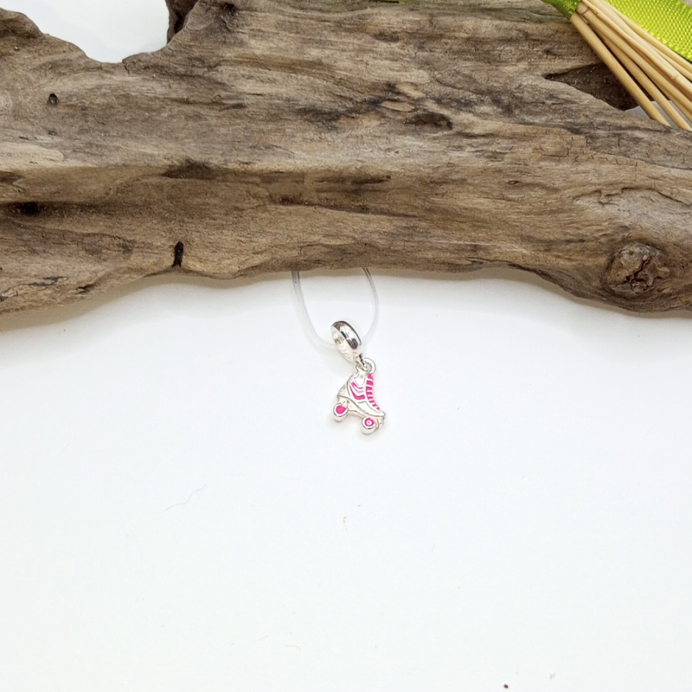 Berloque skate rosa - #2