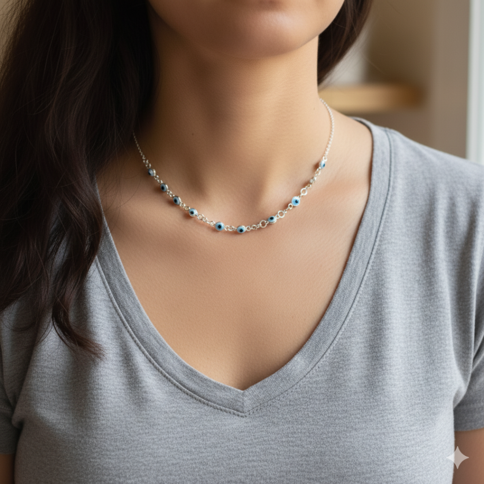 Chocker olho grego cravação inglesa - #2