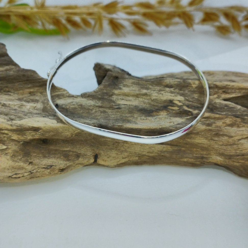 Bracelete aro oval 4mm - #3