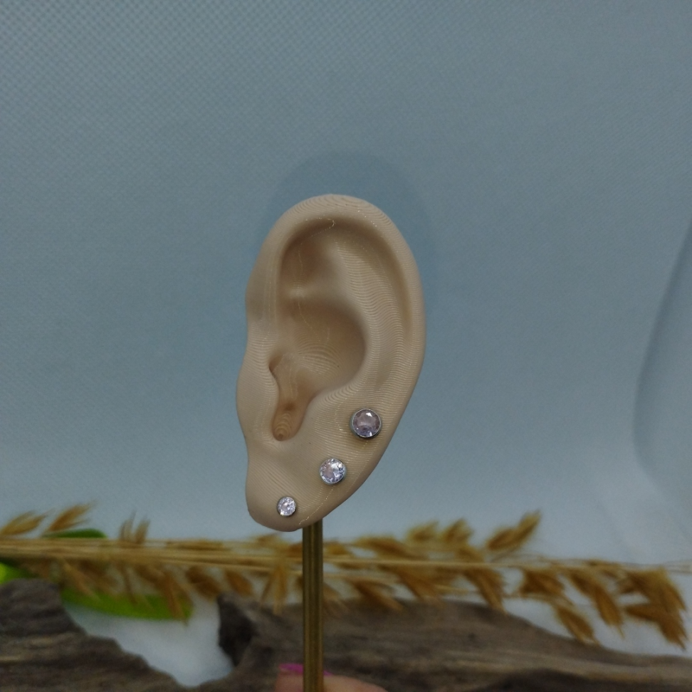 Trio ponto de luz rosa - #3