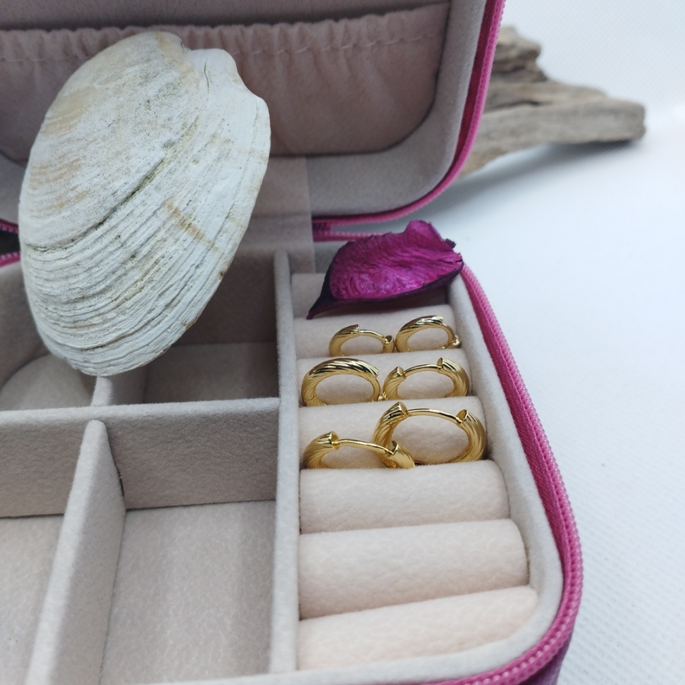 Trio de argolas torcidas - #2