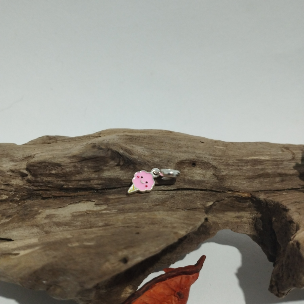 Berloque sorvete rosa - #2