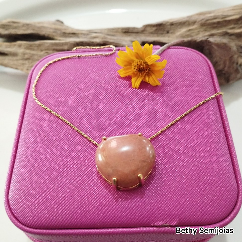 Choker com pingente coração Howlita - #3