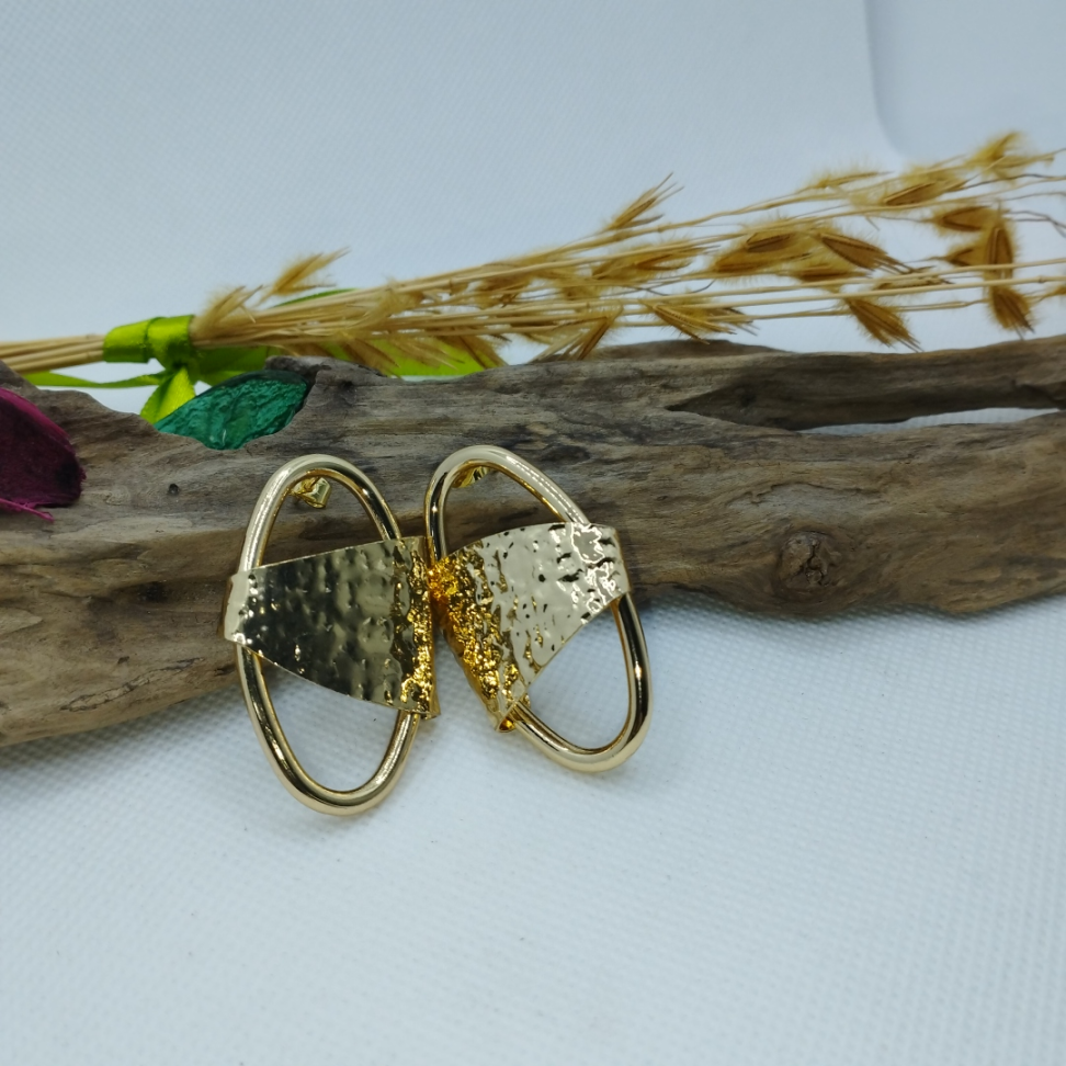 Brinco oval orgânico - #3