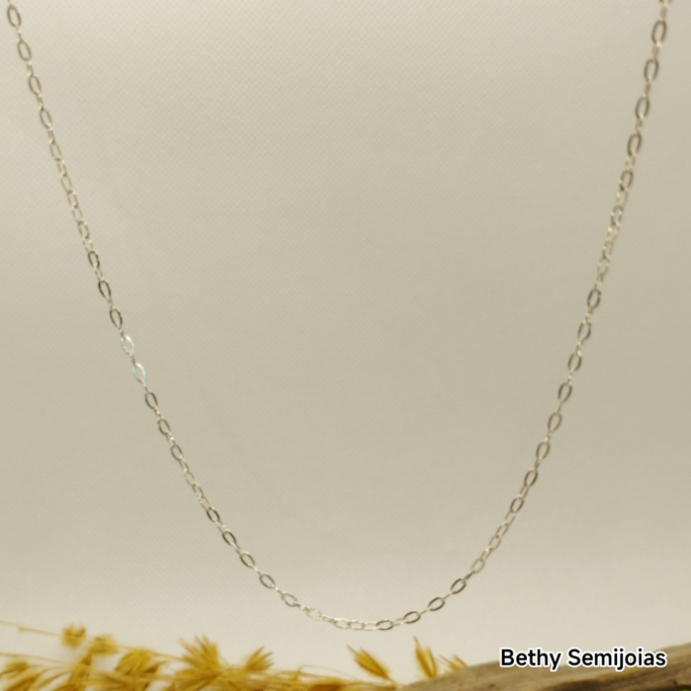Corrente elos 45 cm 2mm prata 925 - #3