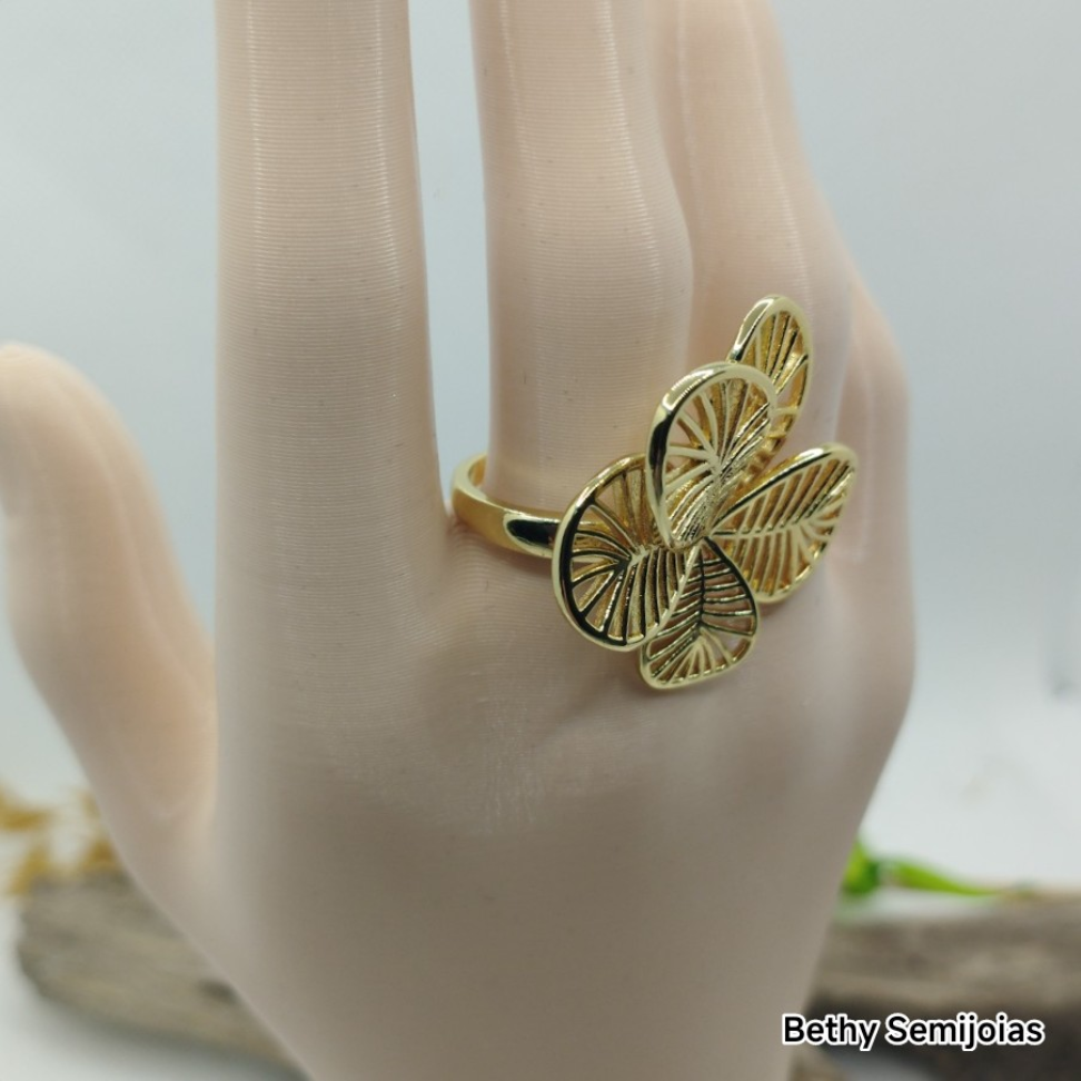 Anel Flor vazada - #3